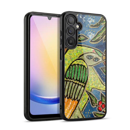 Wyanne Birds Cherry Gel Armour Case For Samsung Galaxy A25 5G