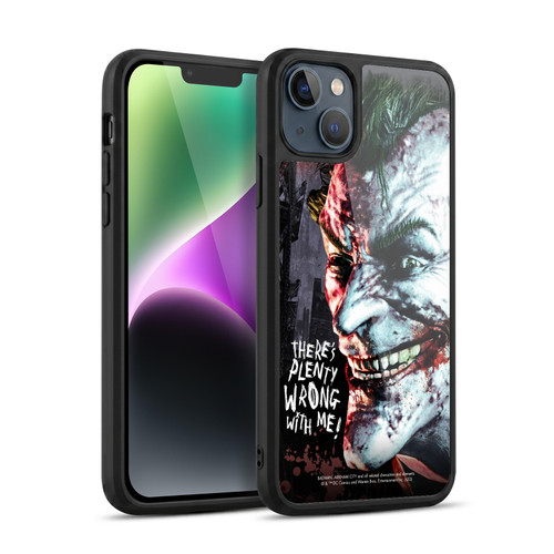 Batman Arkham City Graphics Joker Wrong With Me Gel Armour Case For Apple iPhone 14 Plus