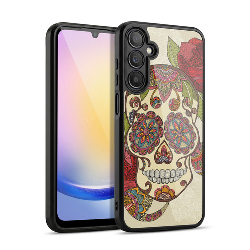 Valentina Bloom Sugar Skull Gel Armour Case For Samsung Galaxy A25 5G