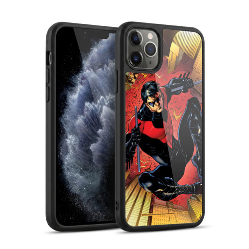 Batman DC Comics Nightwing Red Logo Suit #1 2011 Gel Armour Case For Apple iPhone 11 Pro Max