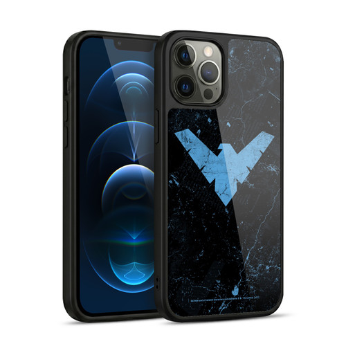 Batman DC Comics Nightwing Logo Grunge Gel Armour Case For Apple iPhone 12 Pro Max