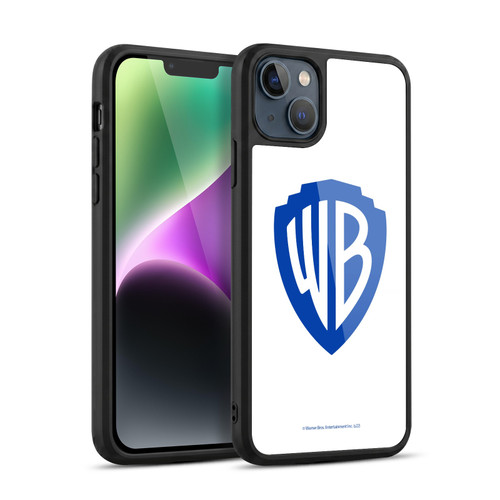 Warner Bros. Shield Logo White Gel Armour Case For Apple iPhone 14 Plus