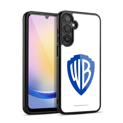 Warner Bros. Shield Logo White Gel Armour Case For Samsung Galaxy A25 5G
