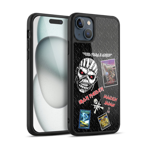 Iron Maiden Graphics Collage Gel Armour Case For Apple iPhone 15 Plus