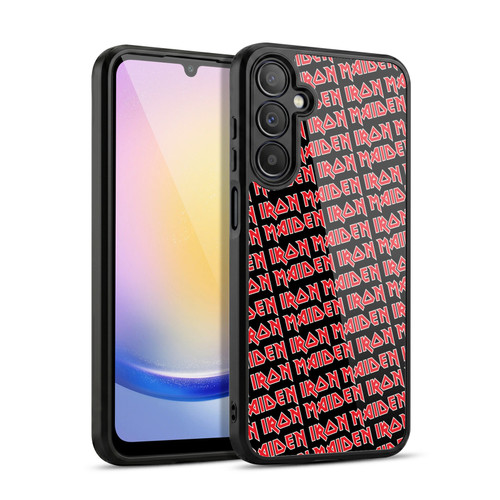 Iron Maiden Graphics Logo Pattern Gel Armour Case For Samsung Galaxy A25 5G