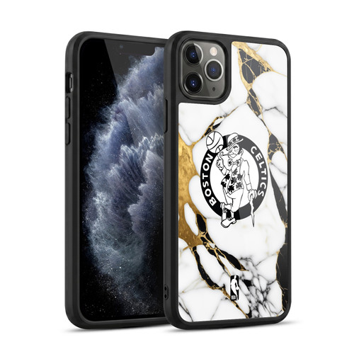 NBA Boston Celtics White Marble Gel Armour Case For Apple iPhone 11 Pro Max