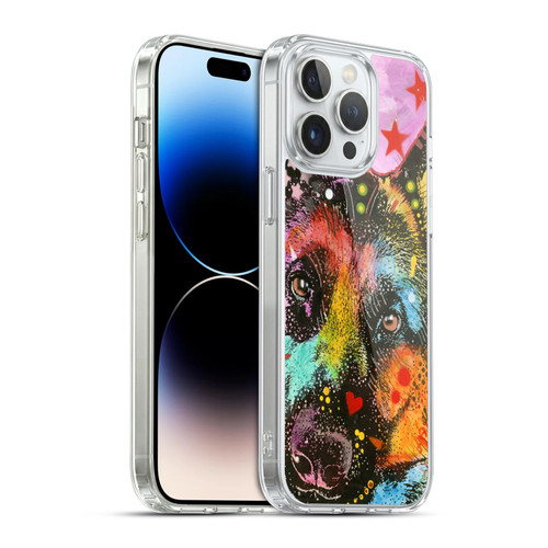 Dean Russo Dogs German Shepherd Soft Gel Case for Apple iPhone 14 Pro Max