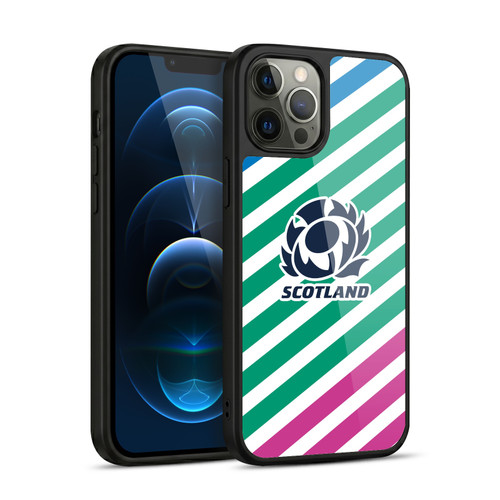 Scotland Rugby Graphics Lines Gel Armour Case For Apple iPhone 12 Pro Max