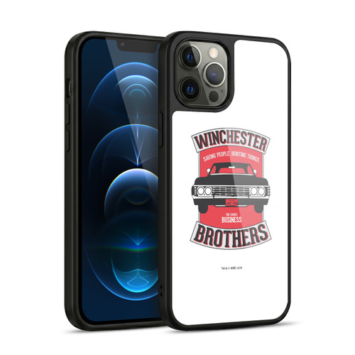 Supernatural Vectors Winchester Brothers 2 Gel Armour Case For Apple iPhone 12 Pro Max