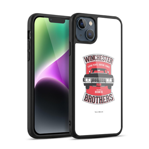 Supernatural Vectors Winchester Brothers 2 Gel Armour Case For Apple iPhone 14 Plus