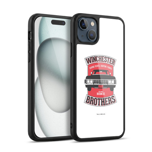 Supernatural Vectors Winchester Brothers 2 Gel Armour Case For Apple iPhone 15 Plus