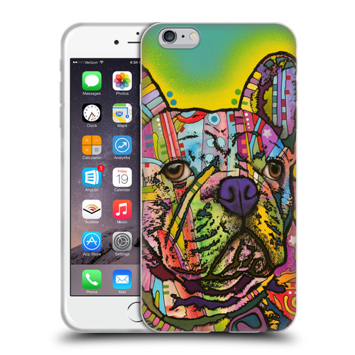 Dean Russo Dogs French Bulldog Soft Gel Case for Apple iPhone 6 Plus / iPhone 6s Plus