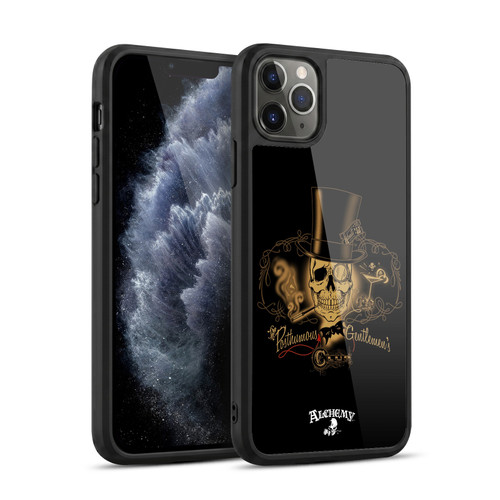 Alchemy Gothic Skull Gentlemens Club Gel Armour Case For Apple iPhone 11 Pro Max