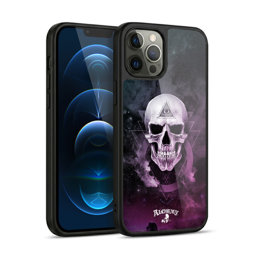 Alchemy Gothic Skull The Void Geometric Gel Armour Case For Apple iPhone 12 Pro Max