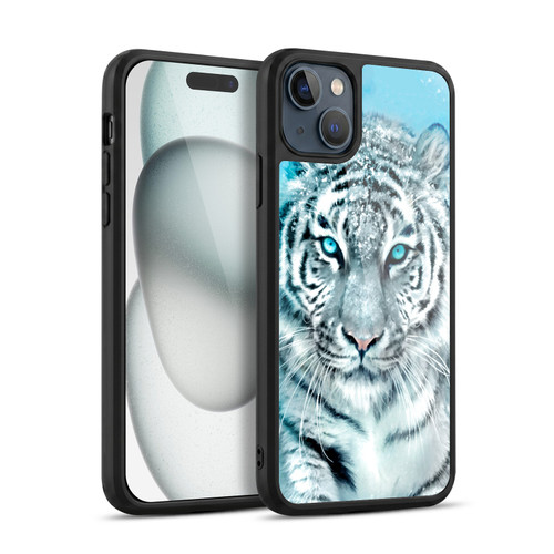 Aimee Stewart Animals White Tiger Gel Armour Case For Apple iPhone 15 Plus