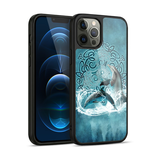 Brigid Ashwood Celtic Wisdom Dolphin Gel Armour Case For Apple iPhone 12 Pro Max
