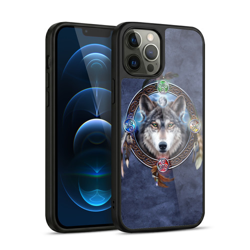 Brigid Ashwood Celtic Wisdom Wolf Guide Gel Armour Case For Apple iPhone 12 Pro Max