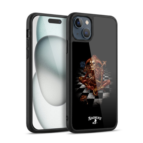 Alchemy Gothic Illustration Fools Familiar Gel Armour Case For Apple iPhone 15 Plus