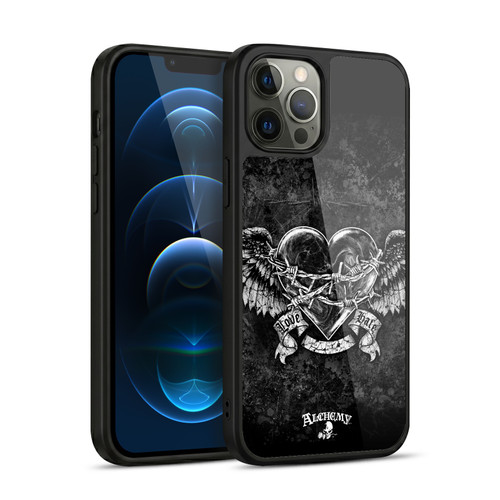 Alchemy Gothic Wing Black Romance Gel Armour Case For Apple iPhone 12 Pro Max
