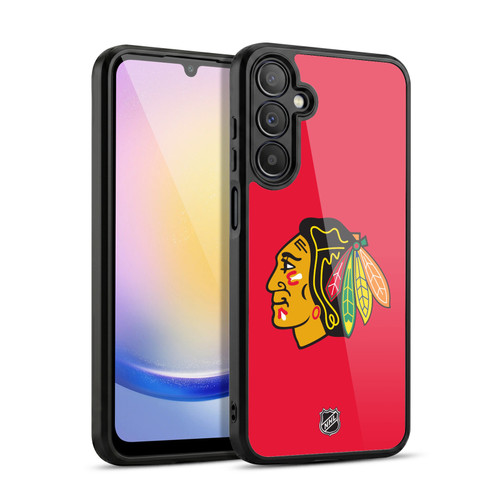 NHL Chicago Blackhawks Plain Gel Armour Case For Samsung Galaxy A25 5G