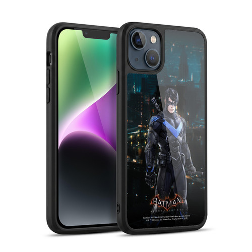 Batman Arkham Knight Characters Nightwing Gel Armour Case For Apple iPhone 14 Plus