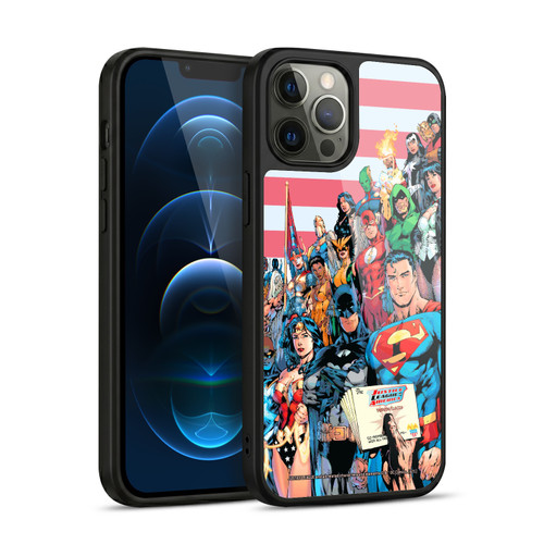 Justice League DC Comics Comic Book Covers Of America #1 Gel Armour Case For Apple iPhone 12 Pro Max