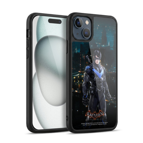 Batman Arkham Knight Characters Nightwing Gel Armour Case For Apple iPhone 15 Plus