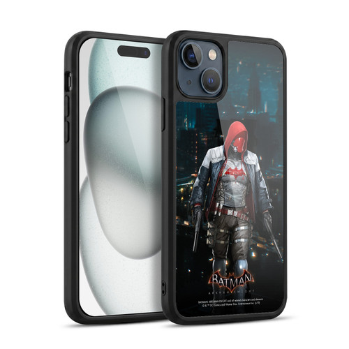 Batman Arkham Knight Characters Red Hood Gel Armour Case For Apple iPhone 15 Plus