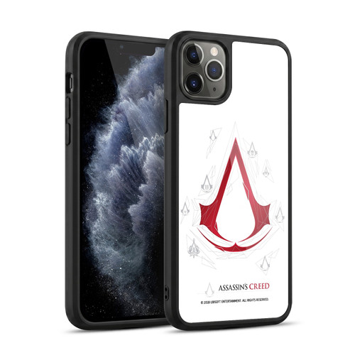 Assassin's Creed Legacy Logo Geometric White Gel Armour Case For Apple iPhone 11 Pro Max