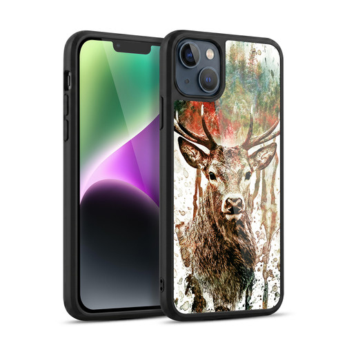 Riza Peker Animals Deer Gel Armour Case For Apple iPhone 14 Plus