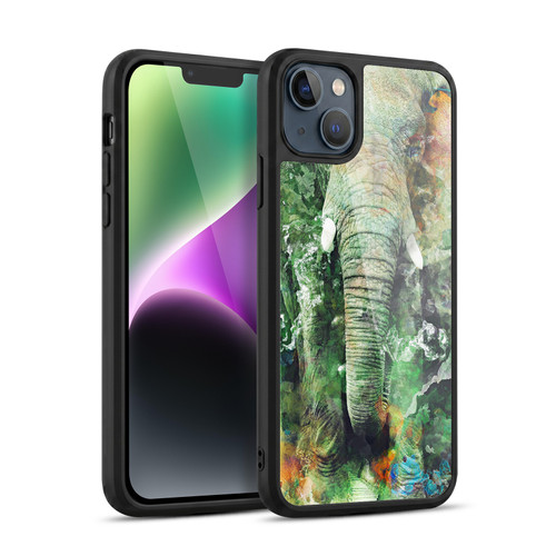 Riza Peker Animals Elephant Gel Armour Case For Apple iPhone 14 Plus
