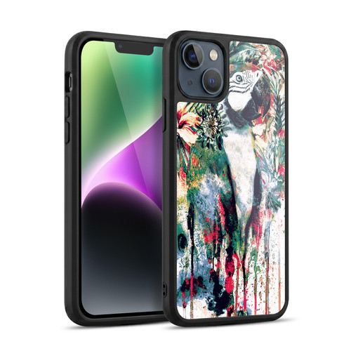 Riza Peker Animals Parrot Gel Armour Case For Apple iPhone 14 Plus