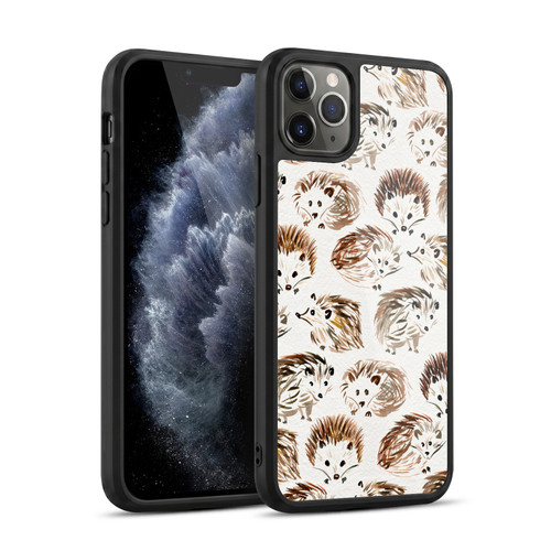 Cat Coquillette Animals Hedgehogs Gel Armour Case For Apple iPhone 11 Pro Max