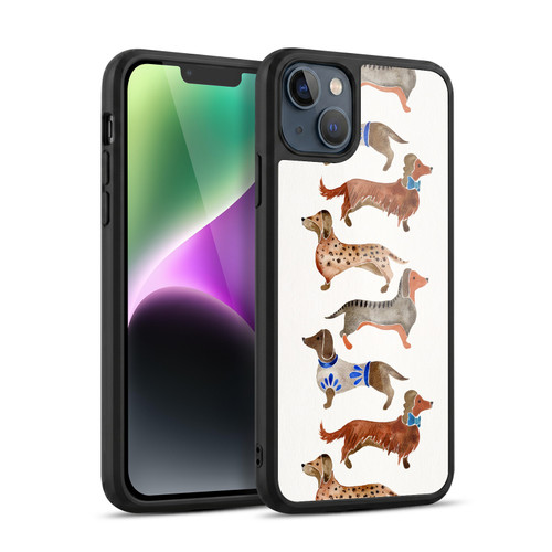 Cat Coquillette Animals Dachshunds Gel Armour Case For Apple iPhone 14 Plus