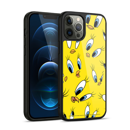 Looney Tunes Patterns Tweety Gel Armour Case For Apple iPhone 12 Pro Max