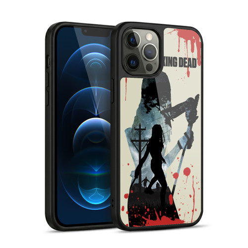 AMC The Walking Dead Silhouettes Michonne Gel Armour Case For Apple iPhone 12 Pro Max