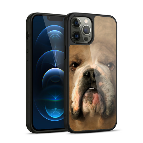 Vincent Hie Big Face Dogs Bulldog Gel Armour Case For Apple iPhone 12 Pro Max