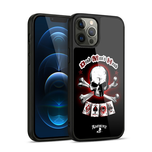 Alchemy Gothic Skull And Cards Dead Man's Hand Gel Armour Case For Apple iPhone 12 Pro Max