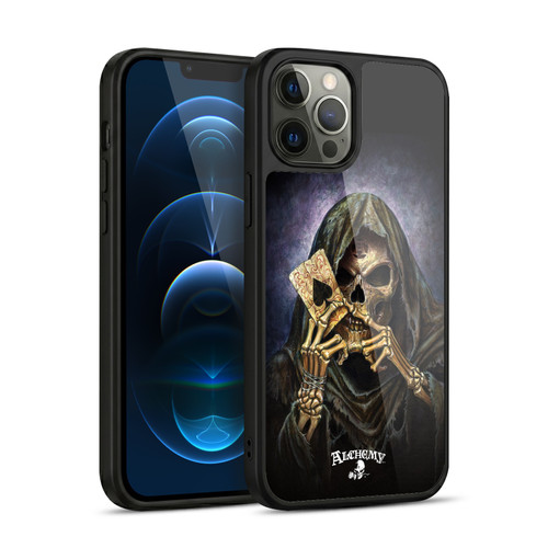 Alchemy Gothic Skull And Cards Reaper's Ace Gel Armour Case For Apple iPhone 12 Pro Max