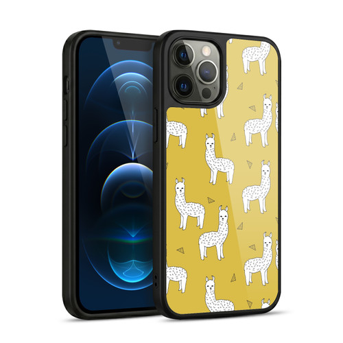 Andrea Lauren Design Animals Llama Gel Armour Case For Apple iPhone 12 Pro Max