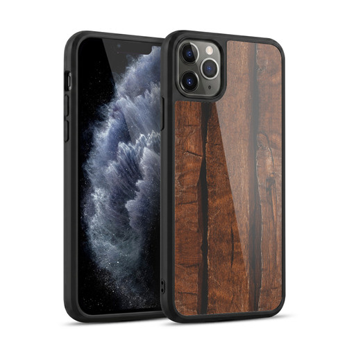 PLdesign Wood And Rust Prints Rustic Brown Old Wood Gel Armour Case For Apple iPhone 11 Pro Max