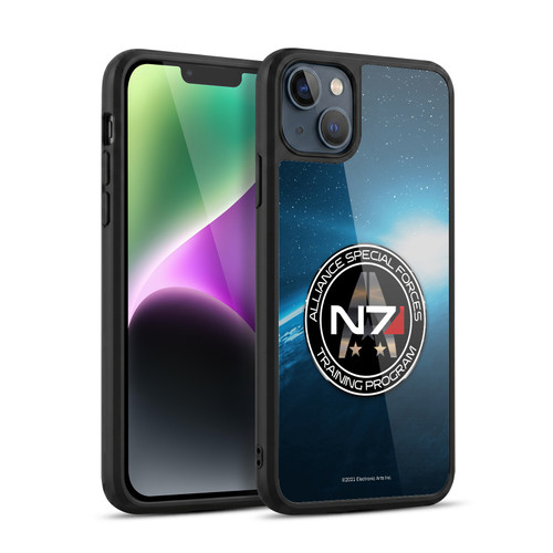 EA Bioware Mass Effect 3 Badges And Logos N7 Training Program Gel Armour Case For Apple iPhone 14 Plus