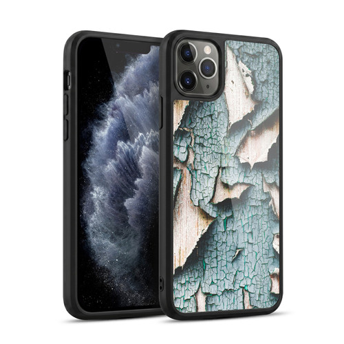 PLdesign Wood And Rust Prints Rustic Old Peeling Apart Gel Armour Case For Apple iPhone 11 Pro Max