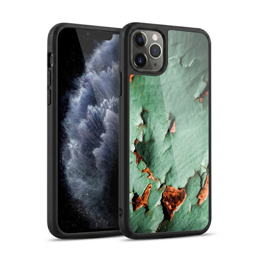 PLdesign Wood And Rust Prints Turquoise Brown Rusty Metal Gel Armour Case For Apple iPhone 11 Pro Max