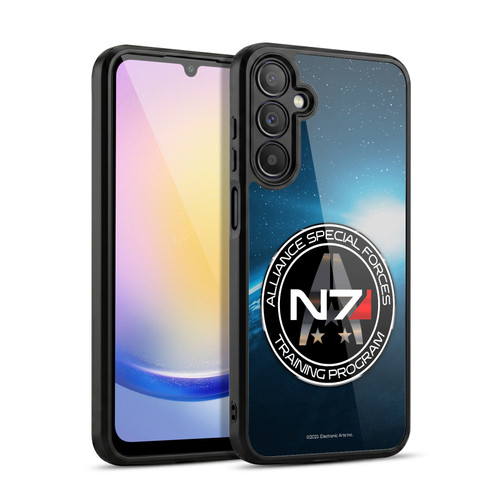 EA Bioware Mass Effect 3 Badges And Logos N7 Training Program Gel Armour Case For Samsung Galaxy A25 5G
