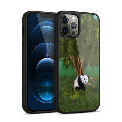 Simone Gatterwe Nature Portraits Cute Panda Gel Armour Case For Apple iPhone 12 Pro Max