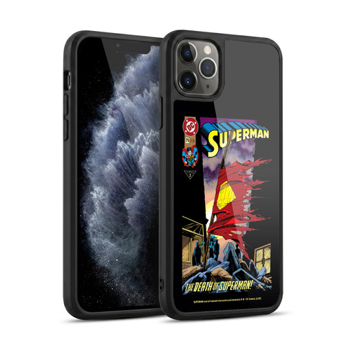 Superman DC Comics Famous Comic Book Covers Death Gel Armour Case For Apple iPhone 11 Pro Max
