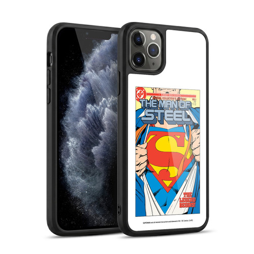 Superman DC Comics Famous Comic Book Covers The Man of Steel 1 Gel Armour Case For Apple iPhone 11 Pro Max