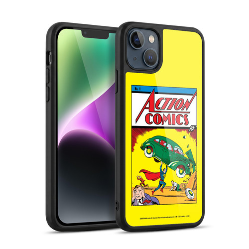 Superman DC Comics Famous Comic Book Covers Action Comics 1 Gel Armour Case For Apple iPhone 14 Plus