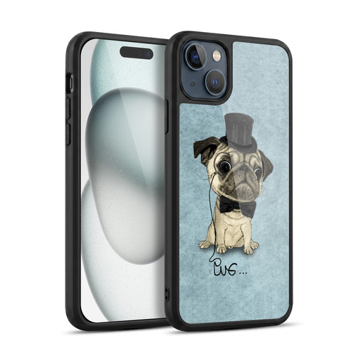 Barruf Dogs Gentle Pug Gel Armour Case For Apple iPhone 15 Plus